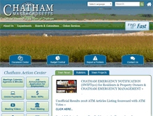 Tablet Screenshot of chatham-ma.gov